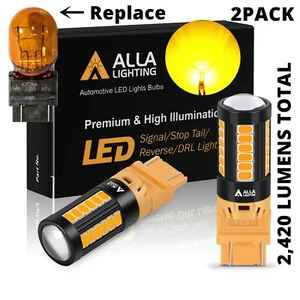 LED Amber Yellow Front Turn Signal Light Bulb Lamp for 2018-21 Ford F-150,4257NA - Picture 1 of 10