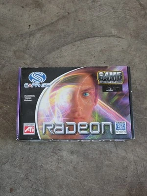 Sapphire ATI Radeon 7000 64MB DDR AGP Graphics Card - New Open Box - Vintage - Image 1 of 4