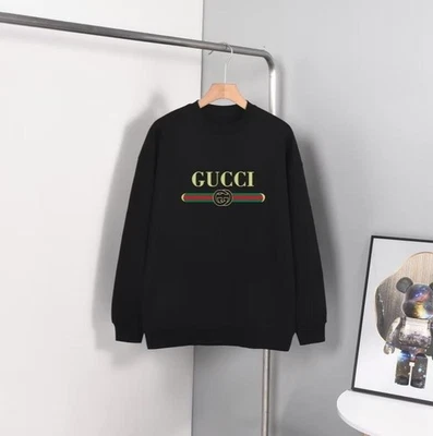 Gucci Casual Suelto Negro Cuello Redondo Sudadera con Capucha Talla:L Foto 1 de 4