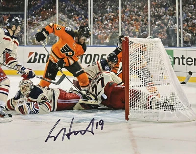 ¡Foto 8x10 firmada por Scott HARTNELL! Philadelphia Flyers ¡LEYENDA! Con certificado de autenticidad Foto 1 de 2