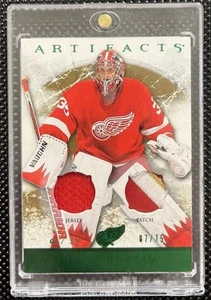 2012-13 UD Artifacts Emerald Jersey Patch Jimmy Howard /75 - #110 Red Wings  - Picture 1 of 2