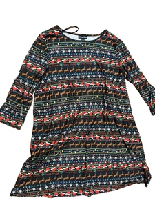 Dress Works Reg Gr. XXL Langarm Weihnachten Neu mit Etikett Nachtwäsche Kleid - Bild 1 von 9