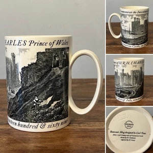 Wedgwood Mug ~ INVESTITURE HRH CHARLES PRINCE OF WALES, Caernarvon Castle 1969 - Picture 1 of 8