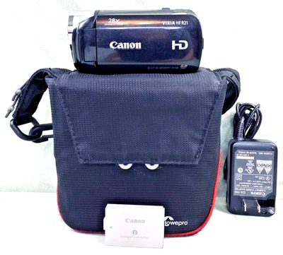 Canon Vixia HF R21 32 GB 28x Advanced Zoom Camcorder - Image 1 of 4