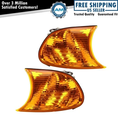 Corner Marker Light Set Fits 2000 BMW 323Ci 2001 325Ci 328Ci 330Ci M3 - Image 1 of 4