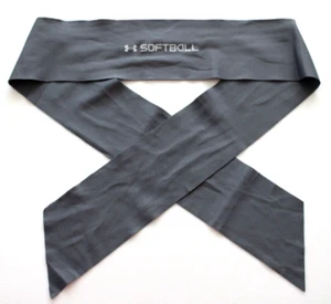 Under Armour Head Tie Grey/White Adult OSFM - Picture 1 of 4
