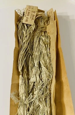 Antique Belding Bros FILO FLOSS Embroidery Floss - Shade 1373 1/2 - Single Skein - Image 1 of 4