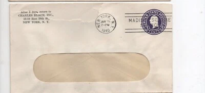 United States used entire U436 New York NY c to Cleveland OH - Image 1 of 2