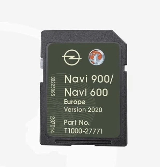 Vauxhall/ Opel Navi600 & Navi900 Navigation SD Update Card 2020 - Image 1 of 1