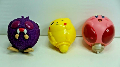 1999 Nintendo Pokemon Spinning Rev-Top Figures Burger King SELLING 3 AT A TIME Cover