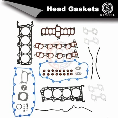Juego de juntas de culata Fit 1997 1998 1999 4,6 L Ford Explorer F150 F250 E150 pernos 281CID Foto 1 de 4