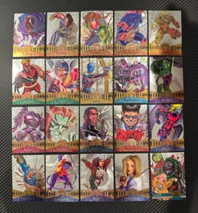 1995 Marvel Metal - Silver Flashers - Lot of 20 (C) - Picture 1 of 6