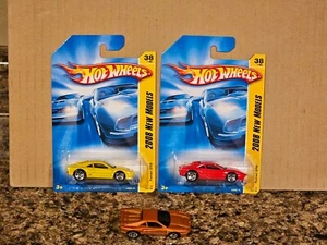 Hot Wheels Lot of 3 1984 Ferrari 288 GTO Coupe 2008 New Models Yellow Red Copper - Picture 1 of 4