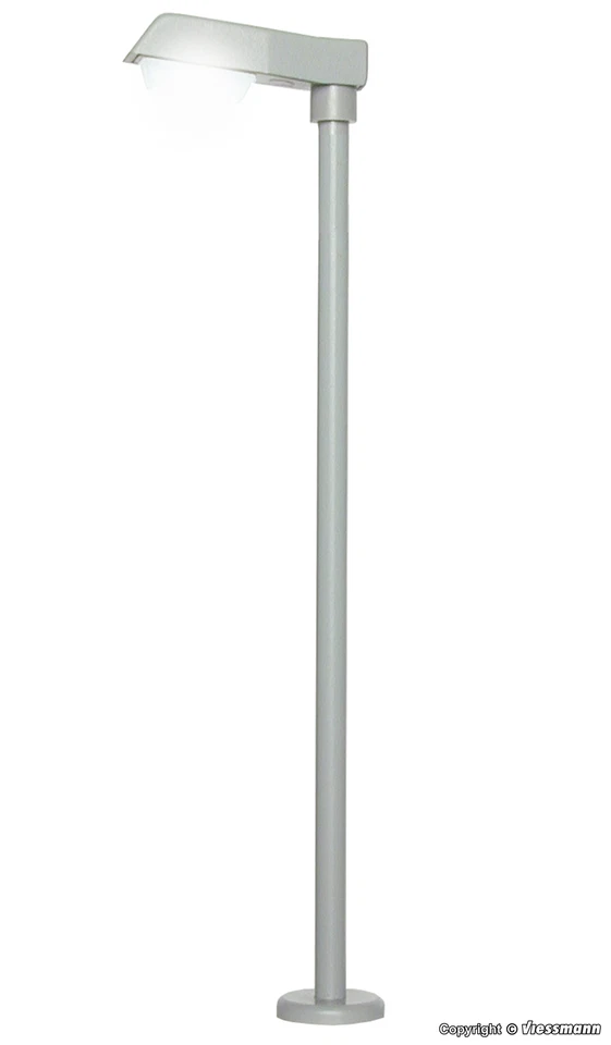 Viessmann 6992 Straßenleuchte modern einfach, LED weiß, 80 mm hoch, TT - Bild 1 von 1