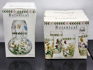 Botanical by Home Essentials Nachtkaraffe und 4er Set Hi Ball Gläser alle NEU - Bild 1 von 4
