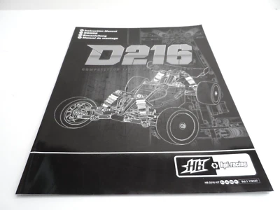 Hot Bodies D216 Instruction Manual As Shown By HPI 116157 - Image 1 of 2