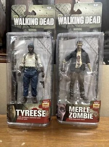 The Walking Dead Tyreese & Merle Zombie Action Figure Series 5 New McFarlane - Picture 1 of 4