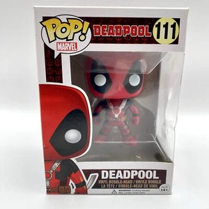 Funko Pop! Figura Vinilo Marvel Deadpool con Espadas #111 Caja Bóveda Dañada - Imagen 1 de 7
