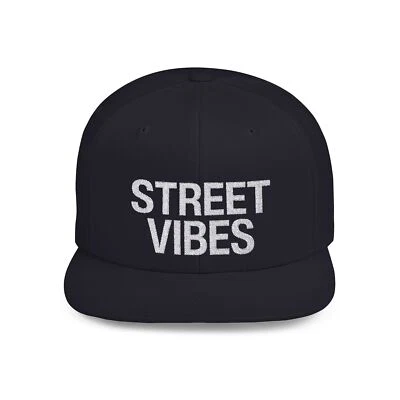 Gorra Street Vibes Flat Bill Snapback Trucker con bordado en la parte delantera Foto 1 de 4