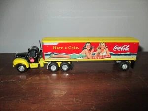 MATCHBOX DINKY DYM96655 COCA COLA SUMMERTIME FUN 1956 MACK TRUCK & TRAILER SEMI - Picture 1 of 6