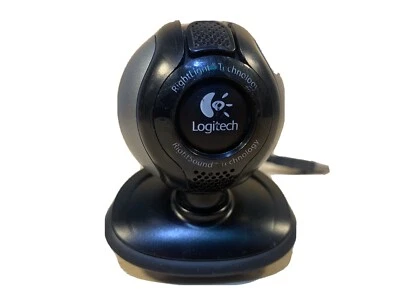 Logitech Quickcam STX RightLight RightSound Technology Model V-UBK45 USB Webcam - Image 1 of 4