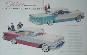 Pubblicità stampa Oldsmobile d'epoca 1956 Oh quei 56 Oldsmobiles! - Foto 1 di 1