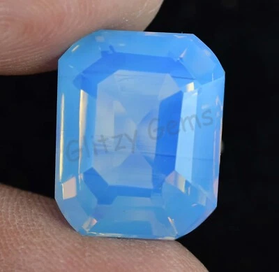 Piedra preciosa suelta natural con certificación esmeralda australiana ópalo azul aciano de 11,55 quilates Foto 1 de 4