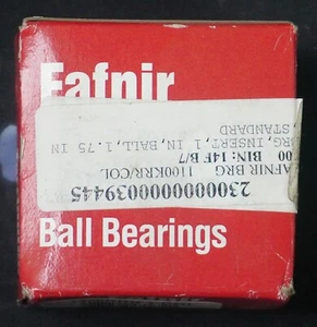 New in Box FAFNIR G1100KRR+COL Insert Ball Bearing with Collar - Picture 1 of 5