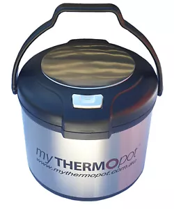 PREMIUM 5L MY THERMO POT BLACK - THERMAL COOKER INSULATED COOKING CAMPING ECO - Picture 1 of 5