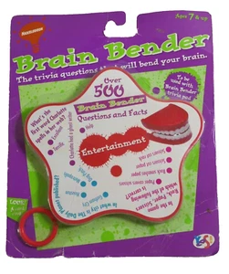 Nickelodeon Brain Bender Entertainment Trivia Cards with Over 500 Questions - Picture 1 of 4