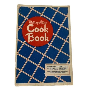 Metropolitan Cook Book Life Insurance Company Paperback 1948 Vintage Advertising - Bild 1 von 5