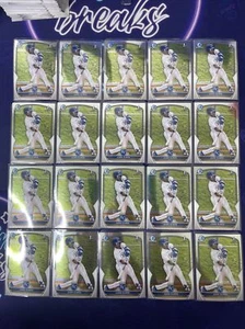 Lotto 20 carte 2023 1st Bowman Chrome Prospects BCP-136 Juan Olmos Royals - Foto 1 di 1
