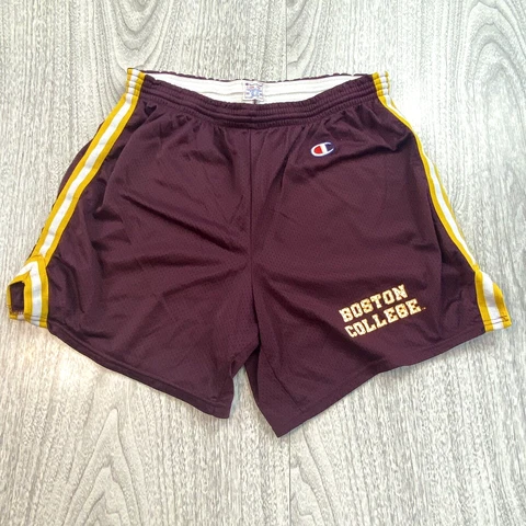 Vintage Boston College Champion Gym Shorts Men's L (Fit Modern Day Medium Short) Cover