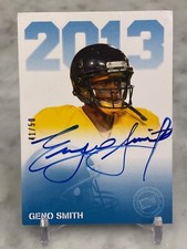 GENO SMITH - 2013 Press Pass Press Pass Signings Blue Auto /50 #PPS-GS Rookie RC