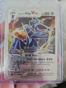 Origin Forme Dialga VStar Silver Foil Fan Art Textured Collector Pokemon... - Picture 1 of 5