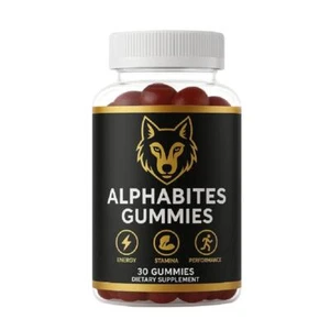 AlphaBites 7-in-1 Nitric Oxide Support w/ Beet Root, Maca Male Enhancement Gummy - Picture 1 of 5