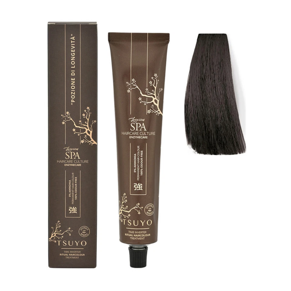 Tecna Tsuyo 1 x 90ml Tinta per Capelli Castano Scuro