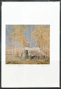 THE GUIDE'S CABIN - Grupo de los Siete artistas Arthur Lismer - Nueva tarjeta artística de 6" x 9" - Imagen 1 de 1