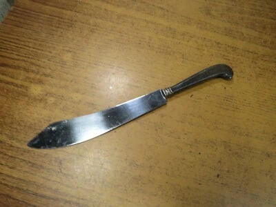 Antiguo cuchillo de pastel de boda con mango de pistola lento Webster de plata esterlina c1940 Foto 1 de 4