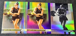 2024 Topps Chrome Tennis Purple /499 Leylah Fernandez Negative Refractor #123 - Picture 1 of 2