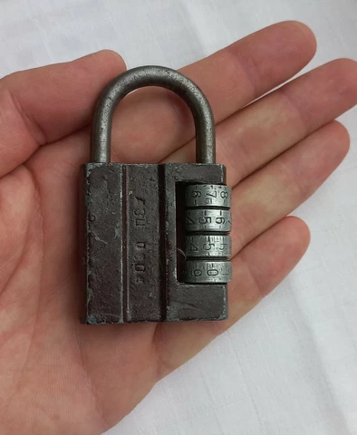 Padded coded lock USSR Russia 1980s Cover