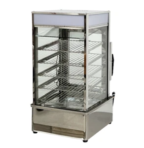 Commercial Electric Food Steamer Bun Steam Glass Door Display Warmer - Picture 1 of 9