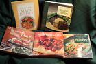 Lot Of 5 Williams Sonoma Cookbooks: Small Plates Desserts Stirfry Meat Healthy