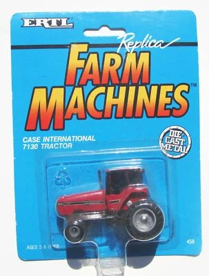 1990 Ertl Farm Machines Case International 7130 Tractor RED Diecast Toy NEW - Image 1 of 2
