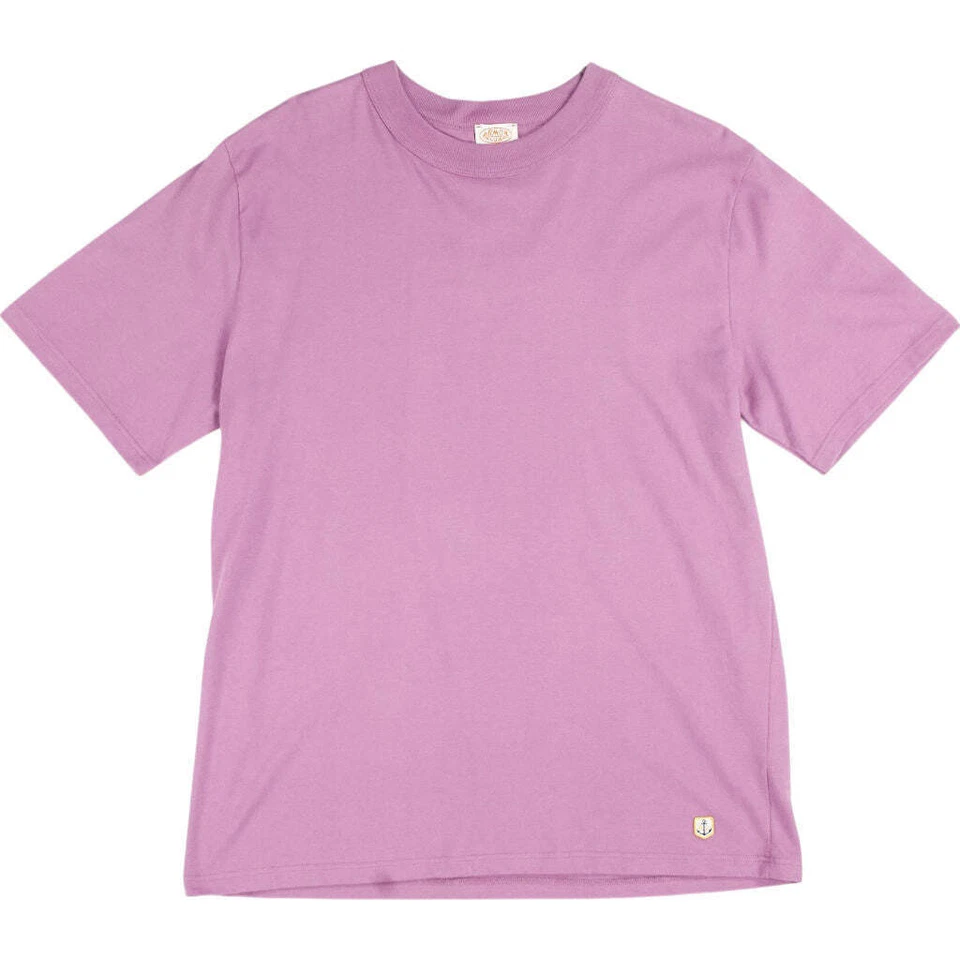 Camiseta de algodón púrpura Armor Lux Foto 1 de 3