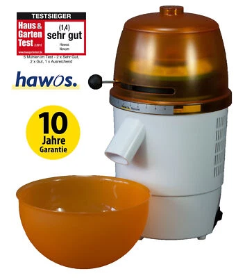 Hawos Getreidemühle Novum Kornmühle Testsieger für moderne Küchen - orange/weiß - Bild 1 von 3