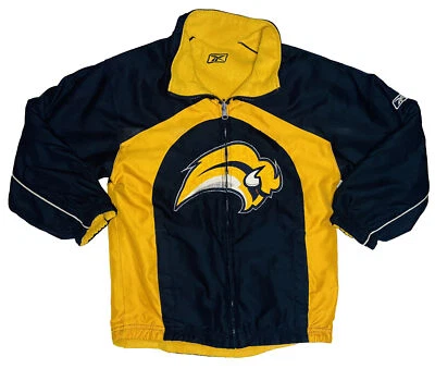 Chaqueta Reebok NHL Buffalo Sabres Juvenil Reversible Azul/Amarillo Cremallera Completa; S Foto 1 de 4