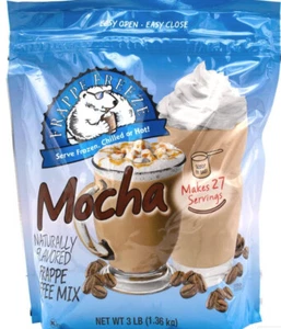 1 BEUTEL Caffe D'Amour Frappe Freeze MOKKA Heiß Kalt Kaffee Getränk Mix je 3 Pfund - Bild 1 von 1
