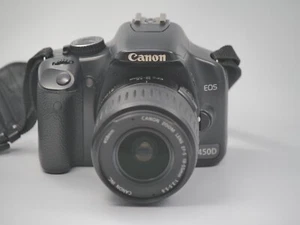 Canon EOS 450D Digitalkamera + EF-S 18-55 Objektiv - Gut - Bild 1 von 6