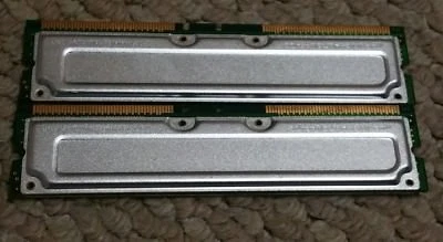 Samsung MR16R082GBN1-CK8 512MB (2x256MB) 184Pin PC800-45 NonECC RamBus   - Image 1 of 2